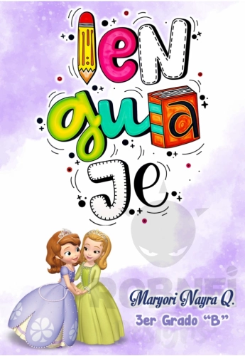 Princesa Sofia Lenguaje Caratula Letras